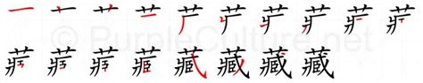 藏 meaning|Chinese Word: 藏